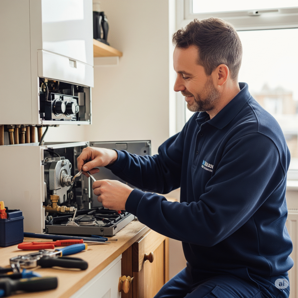 Boier installation by an expert engineer