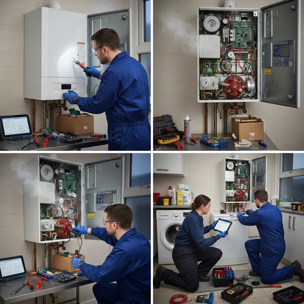 Boiler repair service van in Freckenham