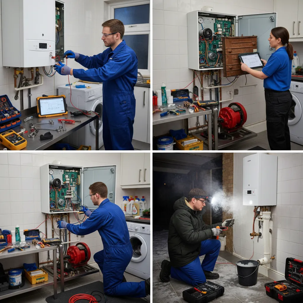 Boiler repair diagnosis