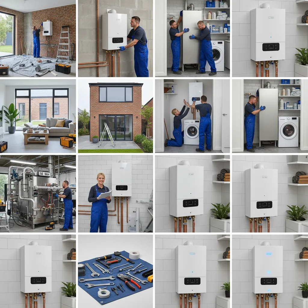 Modern energy-efficient boiler